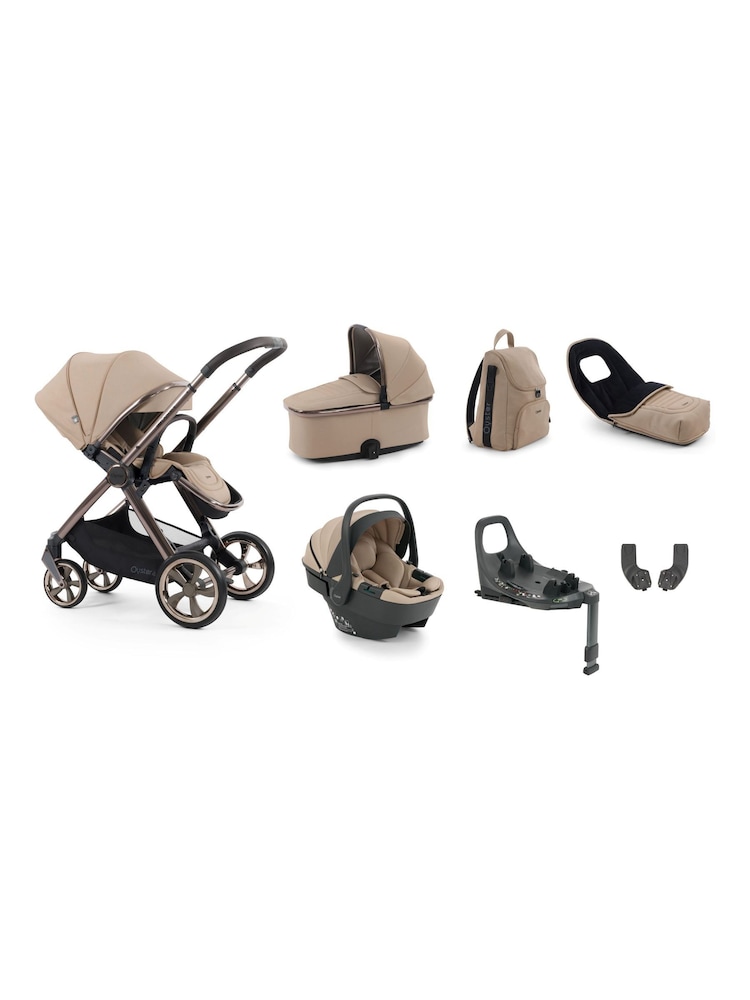 Oyster 7 Piece Fawn Luxury Oyster 4 Bundle with Oyster Capsule Car Seat Base - Image 1 of 6 Oyster 7 Piece Fawn Luxury Oyster 4 Bundle with Oyster Capsule Car Seat Base - Image 1 of 6