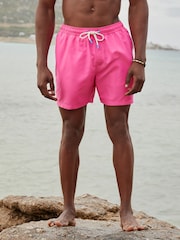 Pink Bright Palm Logo Essential Swim Shorts - Image 6 of 13