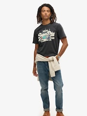 Superdry Blackboard New York VL Graphic T-Shirt - Image 2 of 5