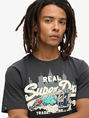 Superdry Blackboard New York VL Graphic T-Shirt - Image 3 of 5