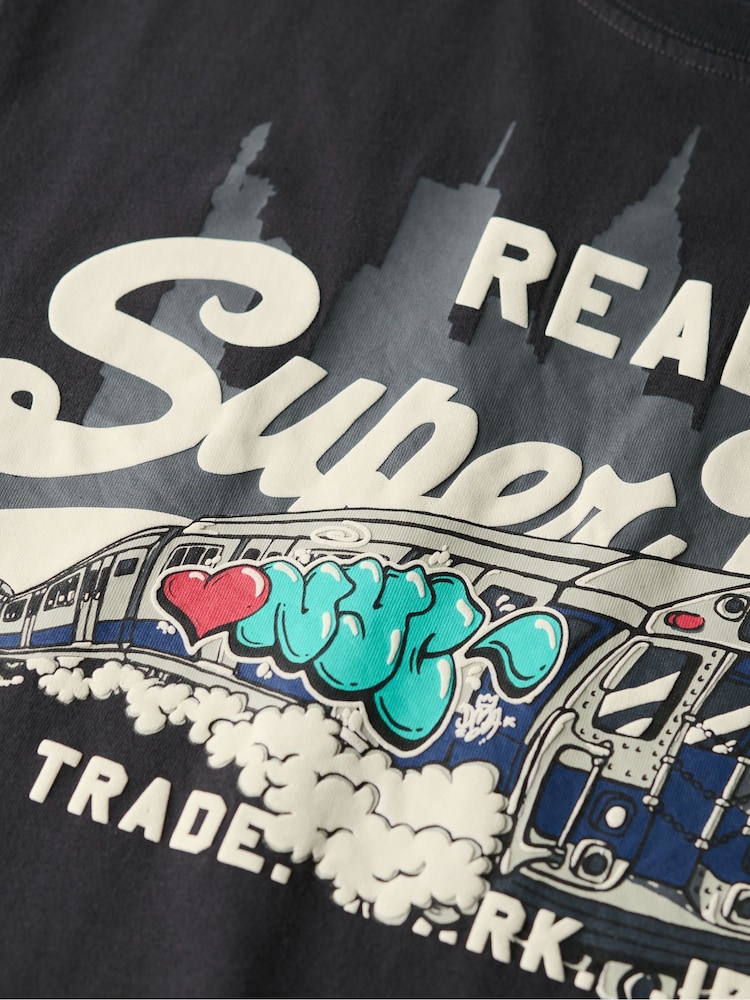 Superdry Blackboard New York VL Graphic T-Shirt - Image 5 of 5