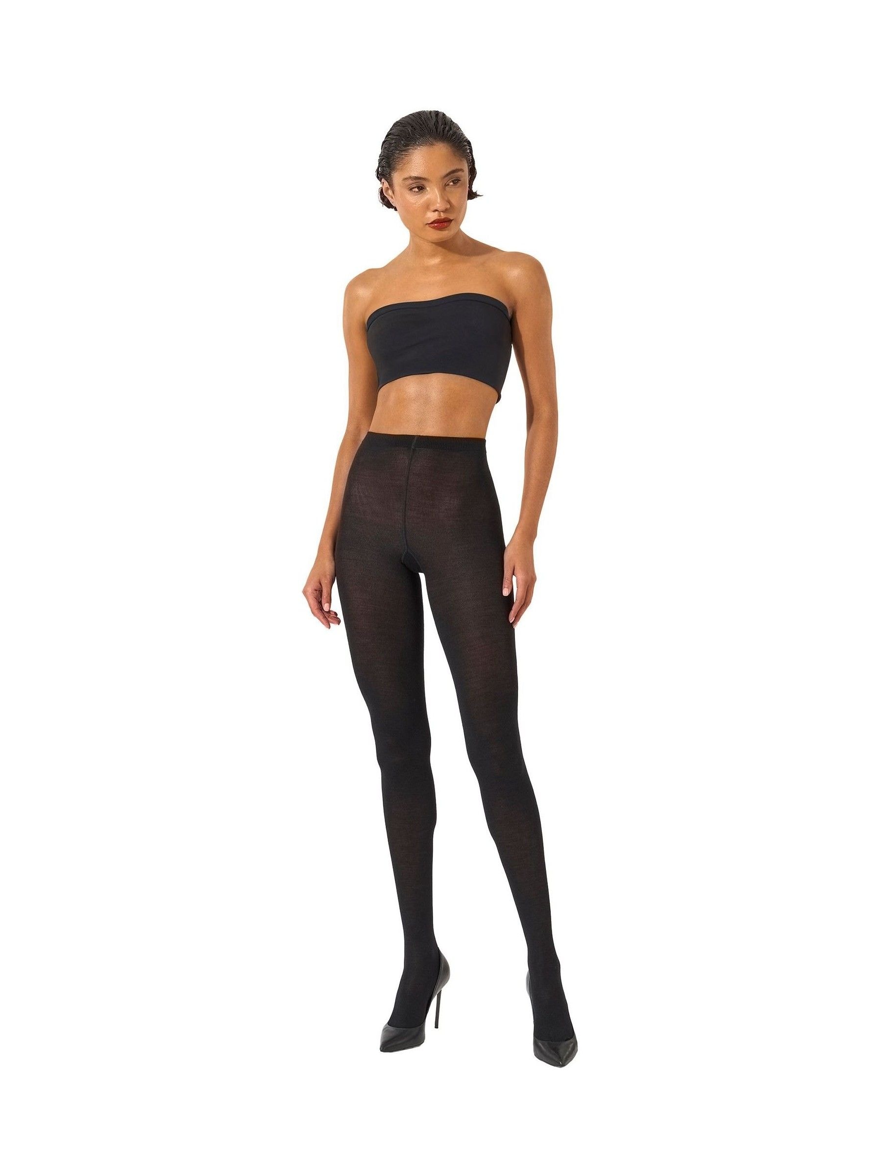 Wolford Merino Tights - Female - Tights - Black - L - Underwear - Image 2