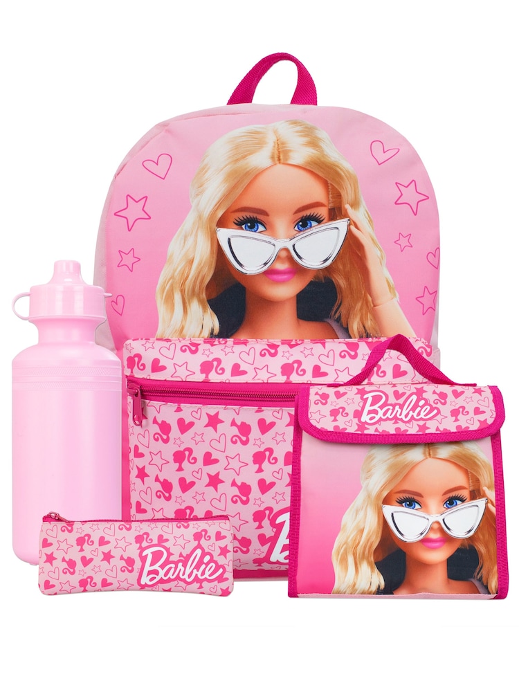 Character Pink Barbie 4 Piece Backpack Set - Image 1 of 5