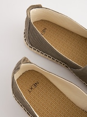 Taupe rjava - Espadrile iz mešanice semiša - Slika 6 iz 6