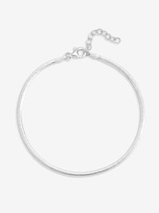 Simply Silver 925 Sterling Silver Fine Snake Chain Bracelet - Image 1 of 1