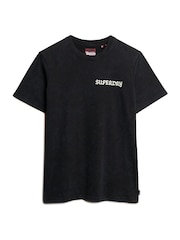 Superdry Black 100% Cotton Tattoo Graphic T-Shirt - Image 4 of 5