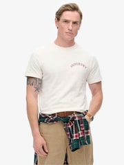 Nude - Superdry – T-Shirt mit Tattoo-Grafik aus 100 % Baumwolle - Bild 1 von 7