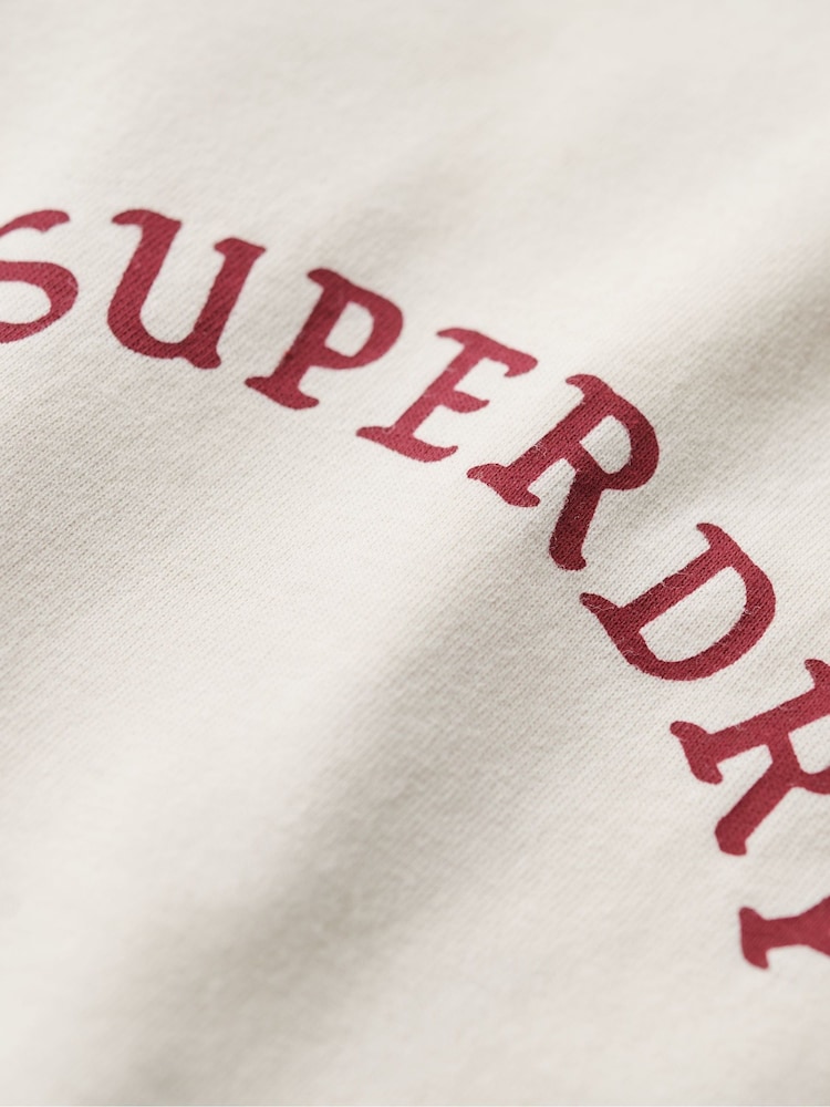 Superdry Nude 100% Cotton Tattoo Graphic T-Shirt - Image 6 of 7