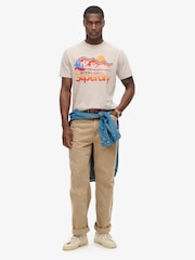 Nude - Superdry Great Outdoors Grafik-T-Shirt - Bild 3 von 6