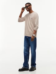 Tommy Hilfiger Brown Badge Jersey Long Sleeve T-Shirt - Image 2 of 5