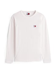 Tommy Hilfiger Natural Badge Jersey Long Sleeve T-Shirt - Image 5 of 5