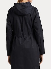Lauren Ralph Lauren Navy Blue Water Repellent Reversible Hooded Anorak - Image 6 of 9