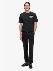 Superdry Washed Black Loose 100% Cotton Photographic Skate T-Shirt - Image 3 of 5