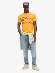 Superdry Yellow Great Outdoors Graphic T-Shirt - Image 2 of 5
