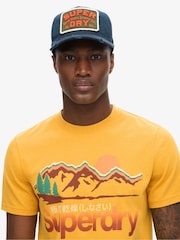 Superdry Yellow Great Outdoors Graphic T-Shirt - Image 3 of 5