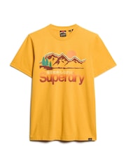 Superdry Yellow Great Outdoors Graphic T-Shirt - Image 4 of 5