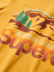 Superdry Yellow Great Outdoors Graphic T-Shirt - Image 5 of 5