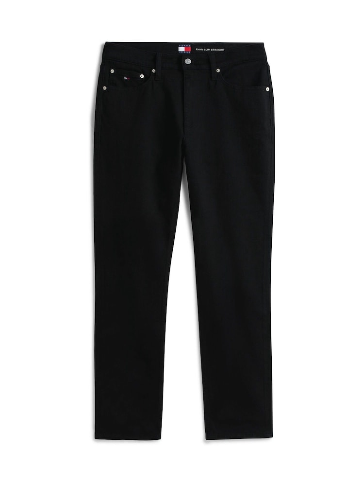 Tommy Hilfiger Black Ryan Slim Straight Jeans - Image 5 of 5 Tommy Hilfiger Black Ryan Slim Straight Jeans - Image 5 of 5