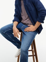 modra - Tommy Hilfiger Ryan Slim Straight Jeans - Slika 5 iz 7