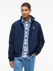 Tommy Jeans Blue Water Repellent Relaxed Padded Jacket - Image 1 of 6