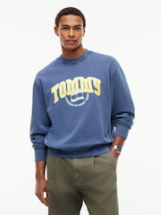Tommy Jeans Varsity Logo Avslappet Terry Genser - Bilde 1 av 5