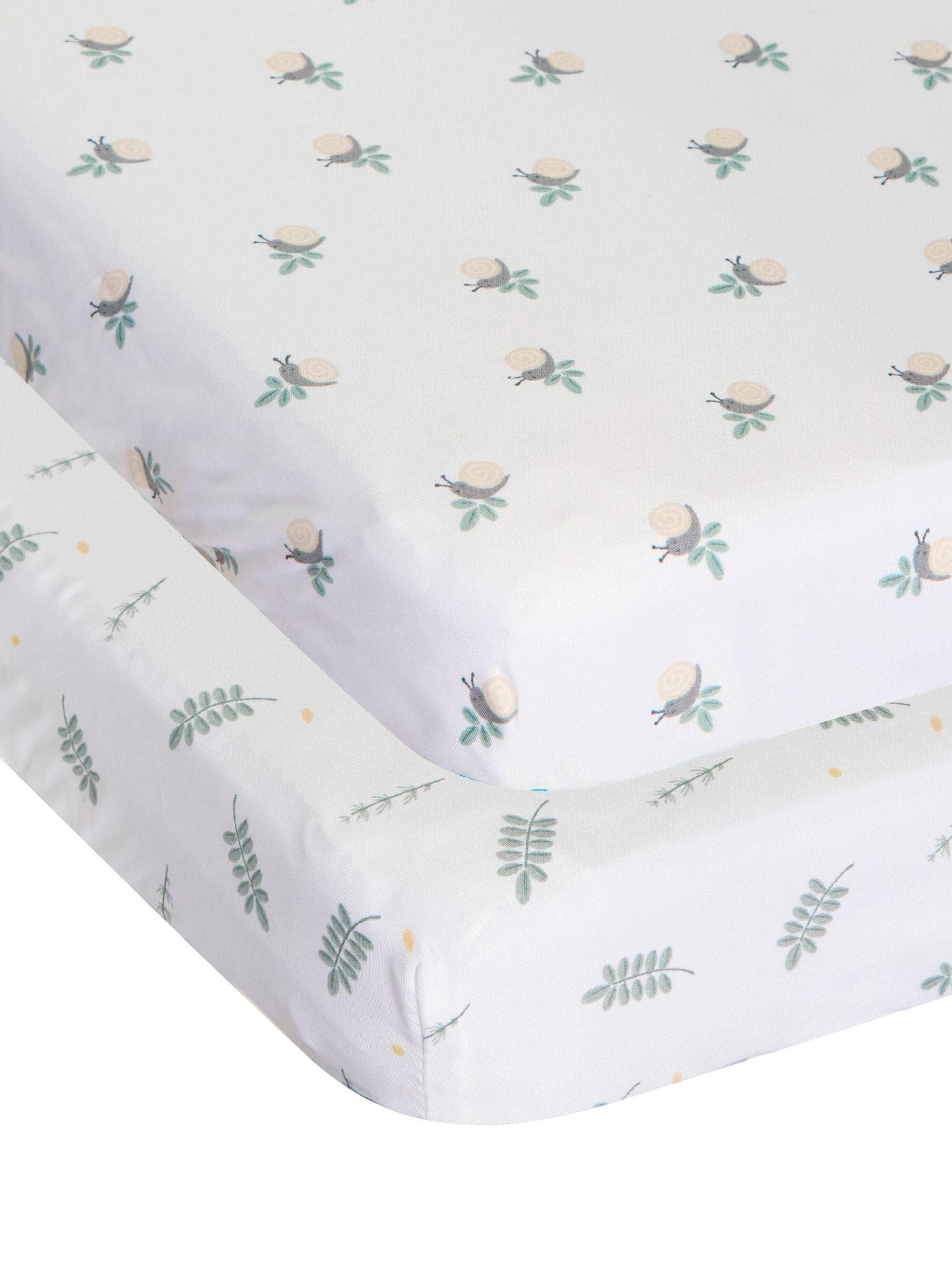 Chicco Unisex Infant White Forever 2 Piece Crib Sheets - Image 1