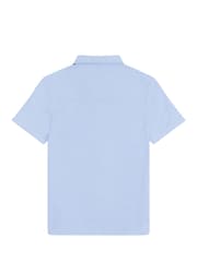 Jack Wills Blue Boys Short Sleeve Oxford Shirt - Image 7 of 8