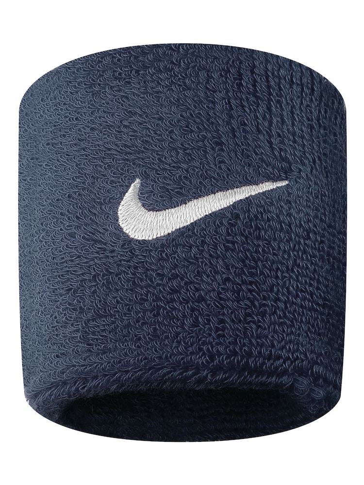 Nike Dark Blue Swoosh Wristband - Image 1 of 4