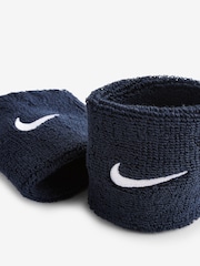Nike Dark Blue Swoosh Wristband - Image 4 of 4