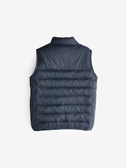 Lyle & Scott Navy Blue Boys Padded Gilet - Image 2 of 5