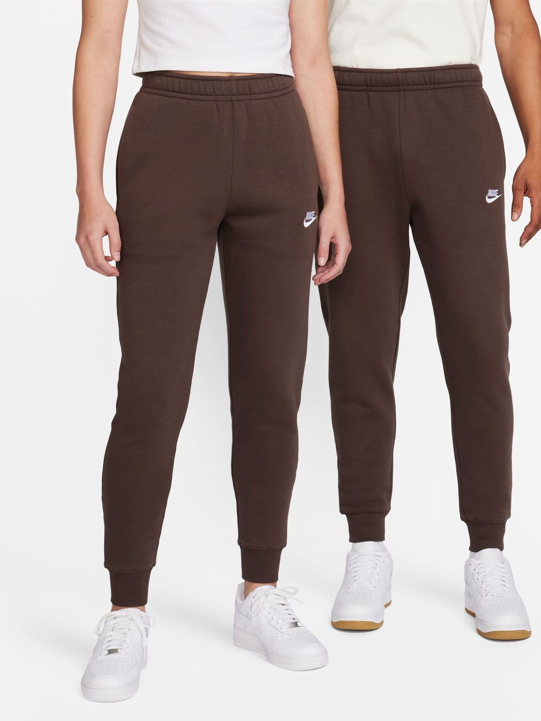 nike joggers brown