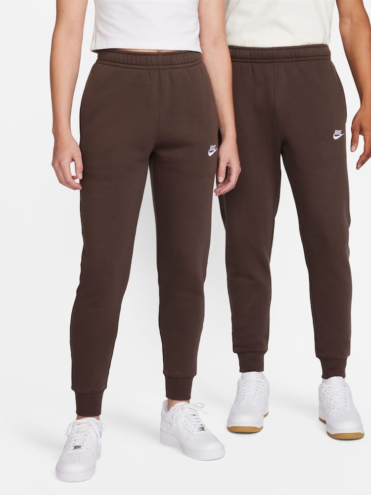 Nike Brown Club Joggers - Image 1 of 16