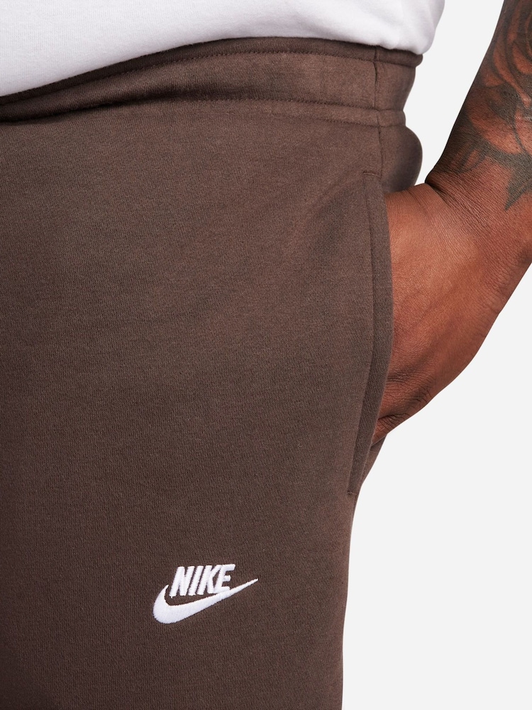 Nike Brown Club Joggers - Image 11 of 16