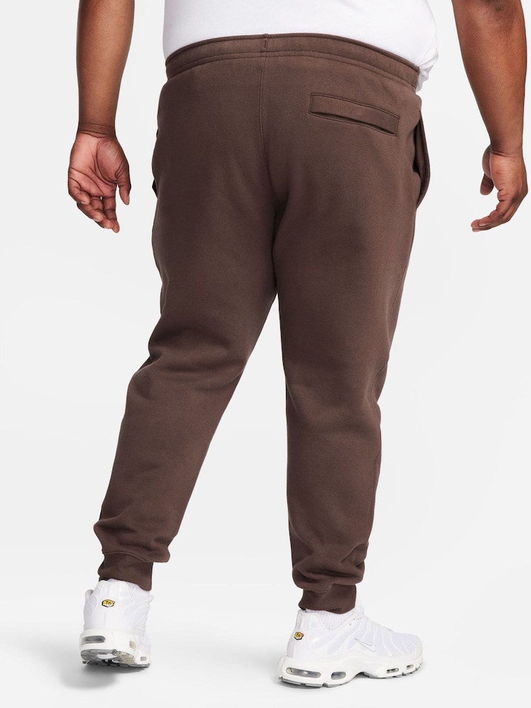 Nike Brown Club Joggers - Image 9 of 16