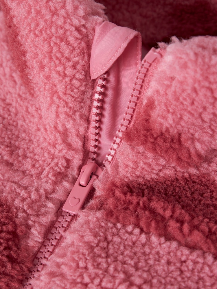 Name It Red Heart Teddy Fleece Jacket - Image 5 of 5 Name It Red Heart Teddy Fleece Jacket - Image 5 of 5