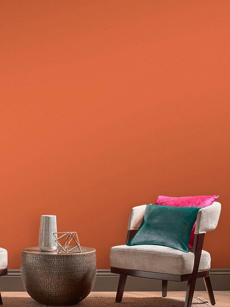 Graham & Brown Fortune Cookie Orange Matt Emulsion 100ml Tester Paint - Image 1 of 3