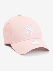 Rosa melocotón - Gorra básica de algodón 100 % con diseño de los New York Yankees 9 FORTY New Era® - Imagen 1 de 3