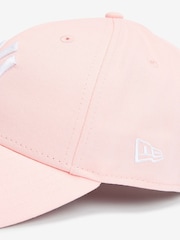 Rosa melocotón - Gorra básica de algodón 100 % con diseño de los New York Yankees 9 FORTY New Era® - Imagen 2 de 3
