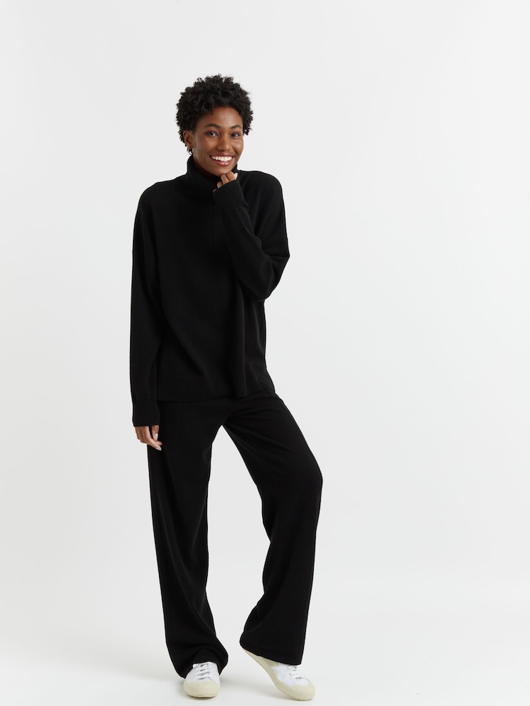 Chinti & Parker Wool/Cashmere Relaxed Roll Neck Jumper - Image 1 of 4