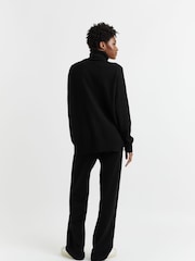 Chinti & Parker Wool/Cashmere Relaxed Roll Neck Jumper - Image 2 of 4