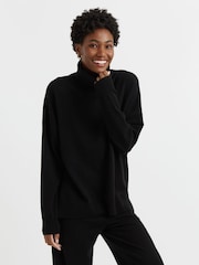 Chinti & Parker Wool/Cashmere Relaxed Roll Neck Jumper - Image 3 of 4