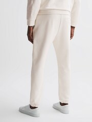 Reiss Off White Dawson Reiss | Ché Motif Cotton Drawstring Joggers - Image 5 of 5