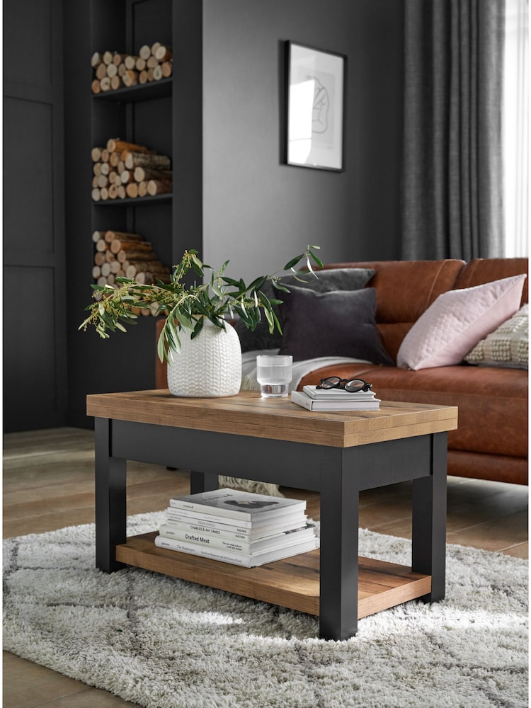 Dark Bronx Coffee Table With Flip Top - Image 1 of 10