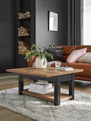 Dark Bronx Coffee Table With Flip Top - Image 2 of 10