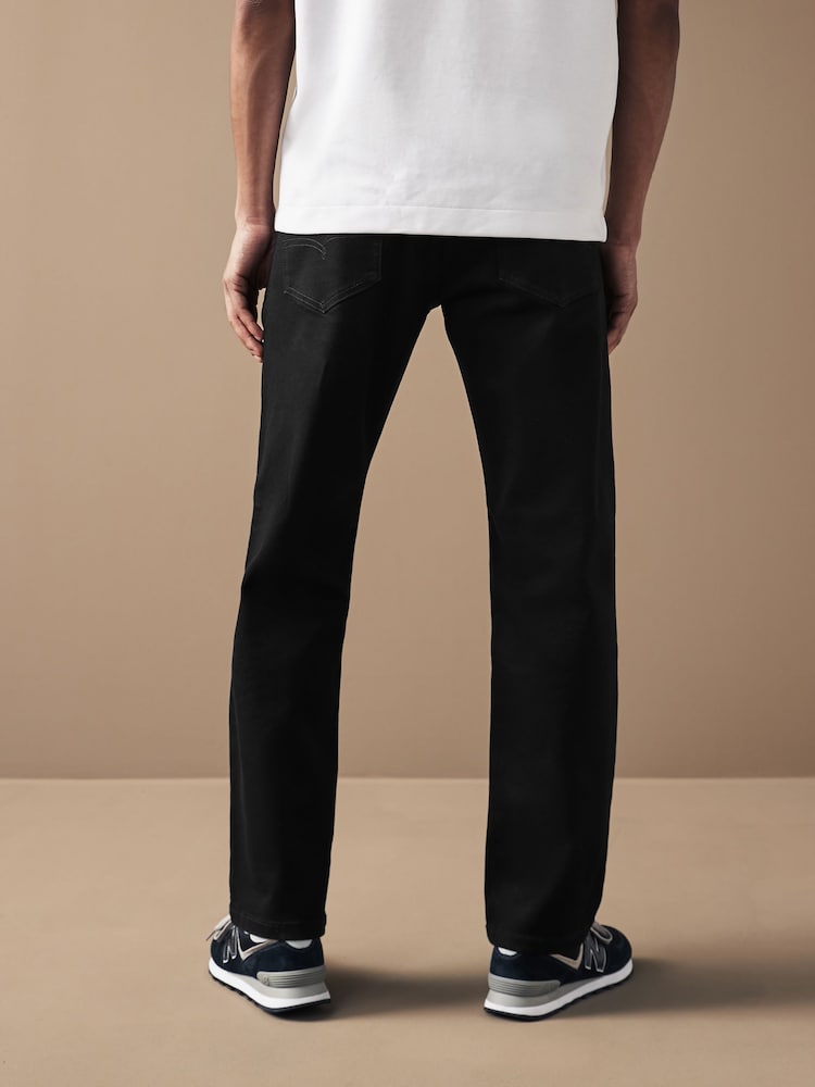 Zwart - Straight fit - Motionflex jeans - Image 5 of 11