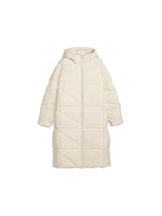 Puma White Hooded Down Puffer Coat - Image 4 of 5