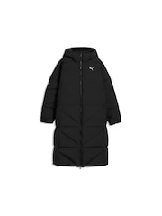 Puma Black Hooded Down Puffer Coat - Image 4 of 5