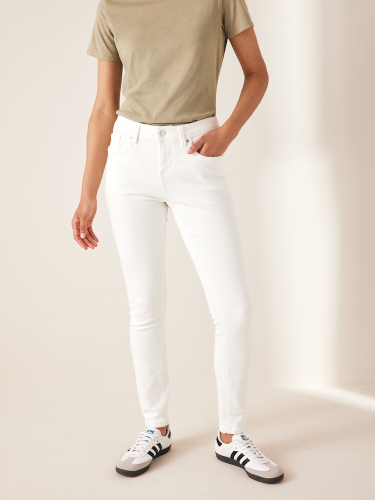 White Supersoft Skinny Jeans - Image 2 of 6