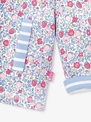 JoJo Maman Bébé Blue Ladybird Appliqué With Pet In Pocket Reversible Hoodie - Image 6 of 6