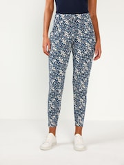 Blue Floral Jersey Joggers - Image 1 of 6